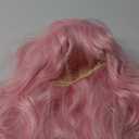 Aicos 70s Pink Beehive Wig with Bangs Long Vintage Updo Wigs for Women Fits 70s 60s 50s Costume and Halloween Party