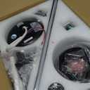 52 inch Ceiling Fans with Lights and Remote, Dimmable 3 Color temperatures LED, Reversible with Quiet DC Motor, 3 Blade High CFM Indoor Outdoor Modern Ceiling Fan for Bedroom Living Room (Black)