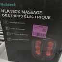 Nekteck Foot Massager with Heat, Shiatsu Heated Electric Kneading Foot Massager Machine for Neuropathy, Plantar Fasciitis, Feet Massage for Pain Relief, Circulation, Ideal Gifts for Man Woman Her Him