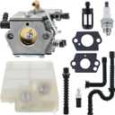 FitBest Carburetor Tune-Up Kit for Stihl 024 026 MS240 MS260 Chainsaws  Replacement for #11211200611 / Walbro WT-194/WT-194-1