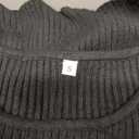 ANRABESS Womens Long Sleeve Sweater Dress Crew Neck Slim Fit Slit Tie Waist 2025 Ribbed Knit Bodycon Midi Dress Fall Outfits S