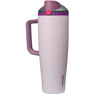 Owala FreeSip Tumbler Insulated Stainless Steel Water Bottle with Built-in Straw and Side Handle, For Travel, Work, School, and Sports, 40oz, BPA Free, Leak Proof, Dreamy Field