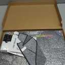 Acrylic Magnetic Dry Erase Board for Fridge, 2-Pack Monthly & Weekly Calendar Planner Note Blackboard Set for Refrigerator/Wall/Glass/Kitchen, 7 Colors Markers (16"x12")