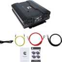Cummins 4000 Watts Inverter Modified Sine Wave Truck Inverter 12 Volts to 110 Volts Four AC Outlets Two USB Ports (Plus Cable Kit)- CMN4000W - Inverters for Vehicles, Van Life, Camping