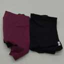 Womens Plus Size Short Sleeve Rash Guard Sets Swim Shirts with Shorts Two Piece Swimsuit UPF50+ (3X, Burgundy+black Bottoms)