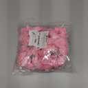 Pink Glitter Roses, 60PCS Mini Flowers Bouquet for DIY Wedding Party Bridal Centerpieces Decor (Pink)