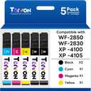 Remanufactured Ink Cartridge Replacement for Epson 212 212XL Ink Cartridges Compatible with XP-4100 XP-4105 WF-2830 WF-2850(2 Black,1 Cyan,1 Magenta,1 Yellow)