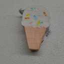 Multicolor Ice Cream Cone Shaped Mini Tissue Paper Pinata Decoration (7" x 4" x 2.75") - 1 Pc. | Adorable Design, Perfect For Birthday, Baby Shower, Summer Event, & More