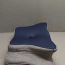 ofwaterstroll Cervical Pillow with Dual Height, Neck Alignment Support, Contoured Memory Foam Pillow (24.41"L x 14.96"W x 6.29"H, Grey)