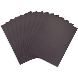 A4 Size Rubber Soft Magnet Sheets Magnetic Storage Sheet for Cutting Dies Storage 0.3mm Thick 10 Pieces Set 11.7x8.2inch Black Metal Dies Storage Sheet