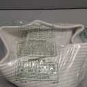 JMvicyroam Woven Basket,Small Rope Storage Bin with Handles & Ribbon Bag, Organizer for Shelves Closets,Gift Basket Empty for Birthday,Books,Dog Toys,White/2 Pack