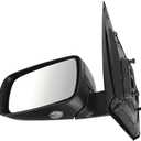 TRQ Driver Side Mirror Assembly Electric Adjustment Heated Memory Black Compatible with 2005-2007 Ford Freestyle FO1320287