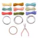 BoFUN Adult Teens Craft Kit for Women DIY Letter Flower, Wire Art Craft Set with 18 Templates, Wire, Knit Rope, Wedding Party Favors, Women Birthday, Mother’s Day Gifts, Handmade Home Decor (Love)