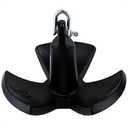 Five Oceans River Boat Anchor & Boat Anchor Kit, Black PVC Vinyl Coated, Multiple Sizes for Paddle Board, Small Boat, Kayak, Jet Ski, Canoe