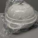 Cast Iron Enameled Dutch Oven Pot with Lid for Bread Baking, Bread Oven, 6 Quart, White