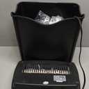 Amazon Basics 8-Sheet Cross Cut Paper Shredder and Credit Card Shredder - Black