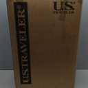 U.S. Traveler Boren Expandable Hardside Rugged Travel Luggage with 8 Spinner Wheels, Mint, Checked-Medium 26-Inch