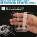 RACETOP 9 oz Clear Plastic Cups 100 packs, Disposable Plastic Party Cups Tumblers, Cocktail Cups, Perfect for Parties, Wedding and Events