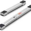 VEVOR Appliance Rollers Heavy Duty, Extendable Appliance Rollers Mobile Washing Machine Base, Mini Fridge Stand Moving Cart for Refrigerators, Dryers, Dishwashers, White