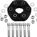 5127289AA, 5144110015 Drive Shaft Coupler Flex Joint Shaft Coupling with Bolts Compatible with Chrysler 300 2005-2010 & Dodge Challenger 2010-2011, Magnum 2005-2008, Charger 2006-2011