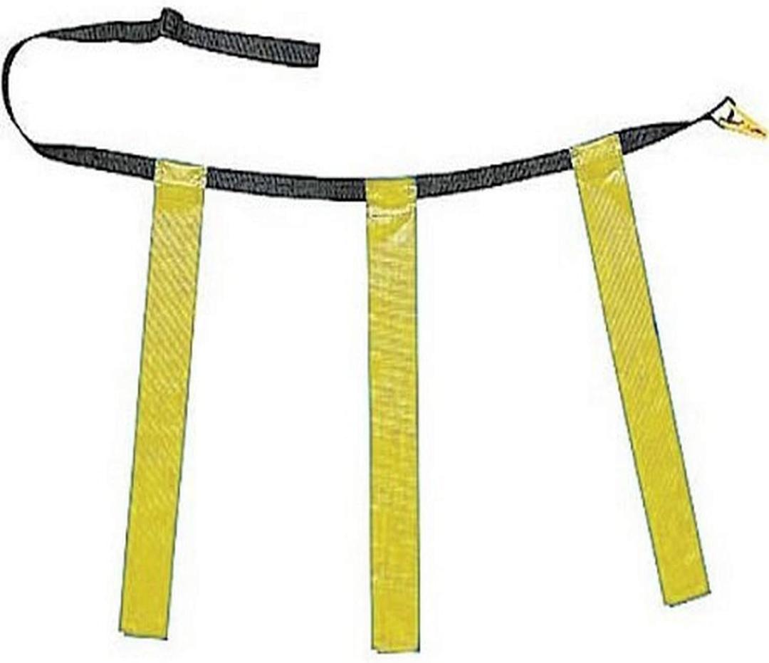 Champion Sports Quick Release Flag Football Set Durable Belt, 3 Detachable Flags & Adjustable Fit (25-50)