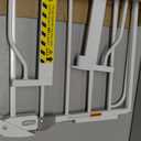 Regalo Safety 29-38.5" Baby Gate for Doorways & Bottom of Stairs, Pressure Mounted Baby Gate with Door for Babies, Toddlers & Pets, Tested & Safe for 30 Years, American Designed, American Owned, White