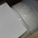 Plastic White Plates, 9 Inch, Case of 400 (4 packs x 100)