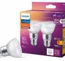 Philips 6.3-Watt (50-Watt) PAR20 Reflector LED Dimmable Flicker Free Light Bulb - Soft White (2700K), 2 pk