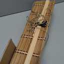 Bamboo Blinds for Interior Windows, Custom Bamboo Shades for Indoor Windows, Roller Shades for Indoor Window and Outdoor Patio, Easy to Install for Decks, Porches, Backyards, 42"W x 64"H