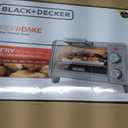 BLACK+DECKER 4-Slice Air Fry Toaster Oven, 5-in-1 Countertop Oven, Medium Capacity