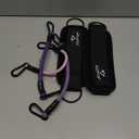 Ankle Resistance Bands with Cuffs, Ankle Bands for Working Out, Kickbacks Hip, Leg Glute Exercise Equipment with Training Poster, Resistance Workout Equipment for Women(Black)