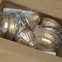 8 Pcs Gold Vases for Wedding Centerpieces 6.38 Inch Tall Metal Compote Vase Bulk Gold Trumpet Vase Flower Holder Wedding Table Centerpieces Decor for Wedding Party Anniversary Home Decor