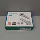 Evanshow Smart Door Lock with Knob, Keyless Entry Door Locks with Handle, Fingerprint Door Knob for Bedroom/Front Door/Apartment,Generate Passcode Remotely Silver