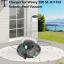 12.6V Charger for Winny Pool Cleaner Compatible with Winny 200 SE HJ1102 Cordless Robotic Pool Vacuum Power Adapter