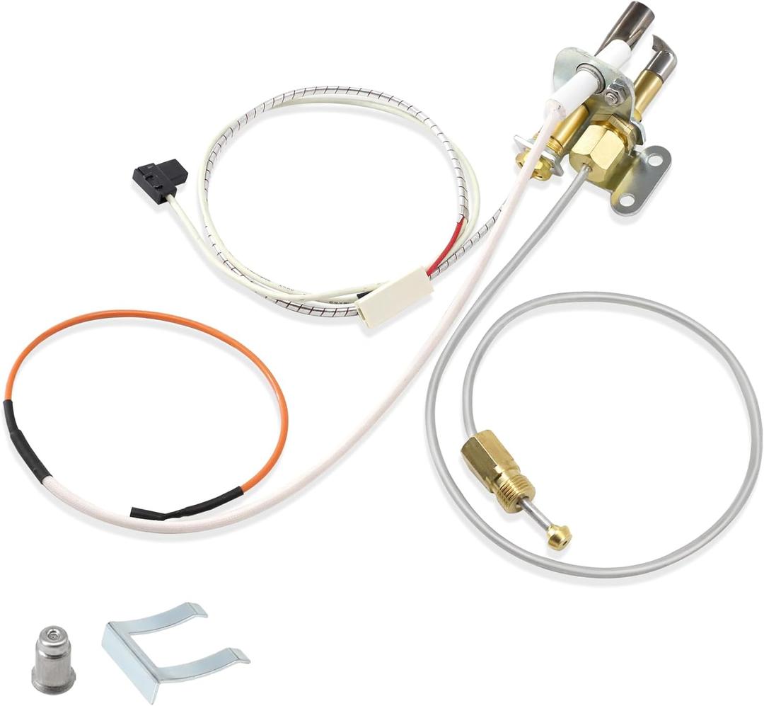 Hiorucet 233-47845-05 233-47845-03A Water Heater Pilot Assembly for Bradford White Water Heater, 415-47845-05 Pilot Assembly for Honeywell Natural Gas Water Heater CS8840A1-1041, Replace 233-47845-02A