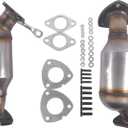 GELUOXI 2Pcs Catalytic Converters Replacement for Buick Enclave Chevy Traverse GMC Acadia Saturn Outlook 3.6L 2007-2017 16547 16548