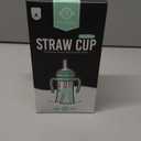 GROSMIMI Spill Proof no Spill Magic Sippy Cup with Straw with Handle for Baby and Toddlers, Customizable, PPSU, BPA Free 10 oz (Aqua green)