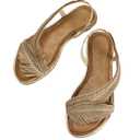 Verdusa Women's Fringe Decor Flat Sandals Slip Open Toe Leather Slippers Slip on Slides
Size 36