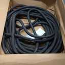 3/4 IN. × 25FT. Heavy Duty Hybrid Rubber Garden Hose, High Flow 3/4" I.D. No Memory Durable Heavy Duty Water Hose for Watering, Irrigation, Water Transfer Pump
