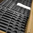 60 Pack Plastic Interlocking Deck Tiles, 60 sq. ft Patio Deck Tile, 12"x12" Indoor Outdoor Non-Slip and Waterproof Patio Floor Decking Tiles for Garden Yard Walkway Balcony Porch Poolside, Dark Gray