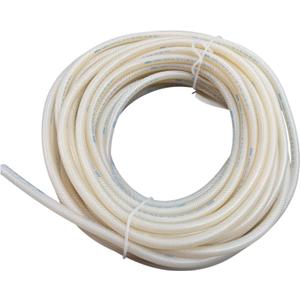 3/8" X 0.655" X 0.140" wall, New Age Reinforced Silicone Braided Hose, Natural, 100' Roll