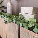 CQURE 18Pack 126Ft Eucalyptus Garland,Artificial Eucalyptus Leaves Table Greenery Garland Wreath Vines for Wedding Party Table Fireplace Bedroom Wall Room Decor