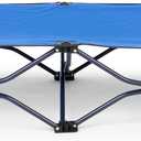 Regalo My Cot Portable Toddler Bed, Foldable Kids Travel Bed & Camping Cot, Lightweight Sleeping Cot for Toddlers, Indoor/Outdoor, 46.5 x 24 x 9.5, Royal Blue, 48x24x9 Inch