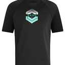 Kanu Surf Boys' Standard Haywire UPF 50+ Sun Protective Rashguard Swim Shirt, Windsurf Black, 2T