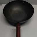 Wok, 13 Inch carbon steel woks & stir-fry pans nonstick, Pre-Seasoned 5.8QT Flat Bottom Chinese Wok Paella Pan with lid, Carbon Steel Cookware, Compatible with All Cooktops