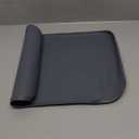 SMILOOL Silicone Pet Feeding Mat with Raised Edge for Food and Water, Dog Bowl Mats, Cat Bowls Placemat with High Lip for Floor Waterproof, Rubber Tray for Cats and Dogs 19 x 12 x 0.7 Dark Grey