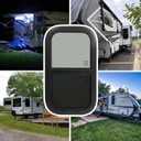 RV Window,Camper Replacement Vertical Sliding RV Window for Cargo Trailer Utility Travel Trailer Cargo Van Truck SUV 14" W x 22" H,Fit 15/16" or 1-3/8" Thick Wall,Allow Error 1/16",DOT Approved