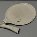 Redchef Nonstick Crepe Pan 12 Inch with Ceramic Coating, Non Stick Flat Skillet, Professional Pancake Griddle Pan, Induction Compatible, PFAS/PFOA/PTFE Free, Stay-Cool Handle (Beige White)