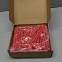 Yexiya 100 Pcs Mother's Day Pens Gifts Heart Shaped Novelty Pens Ballpoint 0.5 mm Black Ink Mother's Day Favors for Coworkers Employees Students Teachers Office School Wedding Gifts (Red)