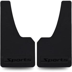 Universal Car Mud Flaps Rubber Mudguard Splash Guards Rubber Mudguard for Universal Sports Mud Flaps Guards Splash Front Or Rear GuardsBlack